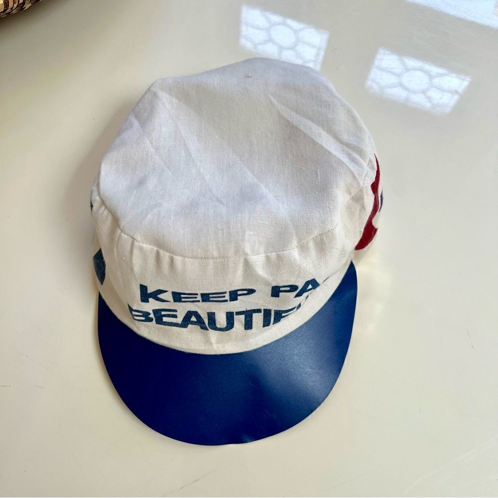 Vintage 80s 90s Keep Pennsylvania Beautiful Pepsi Painters Cap Hat - Picture 10 of 11